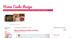 Desktop Screenshot of homecooksrecipe.com